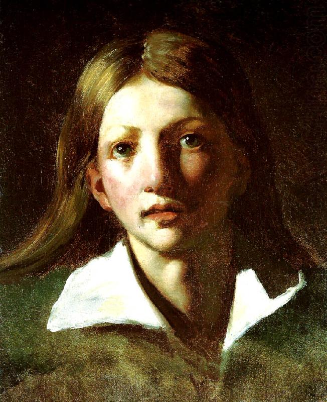 tete de jeune homme, Theodore   Gericault